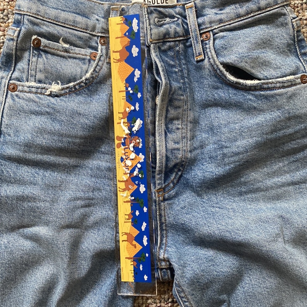 Agolde Riley High Rise Jeans - Picture 7 of 8